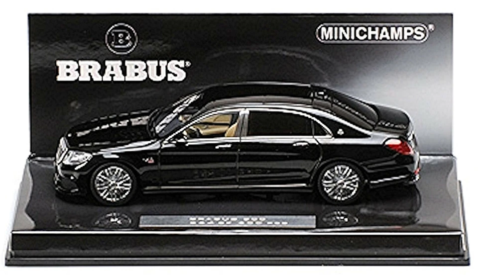 Maybach Brabus 900 Base Mercedes-Benz Maybach S 600 2016 Nero 1:43 Minichamps - Immagine 4 di 4