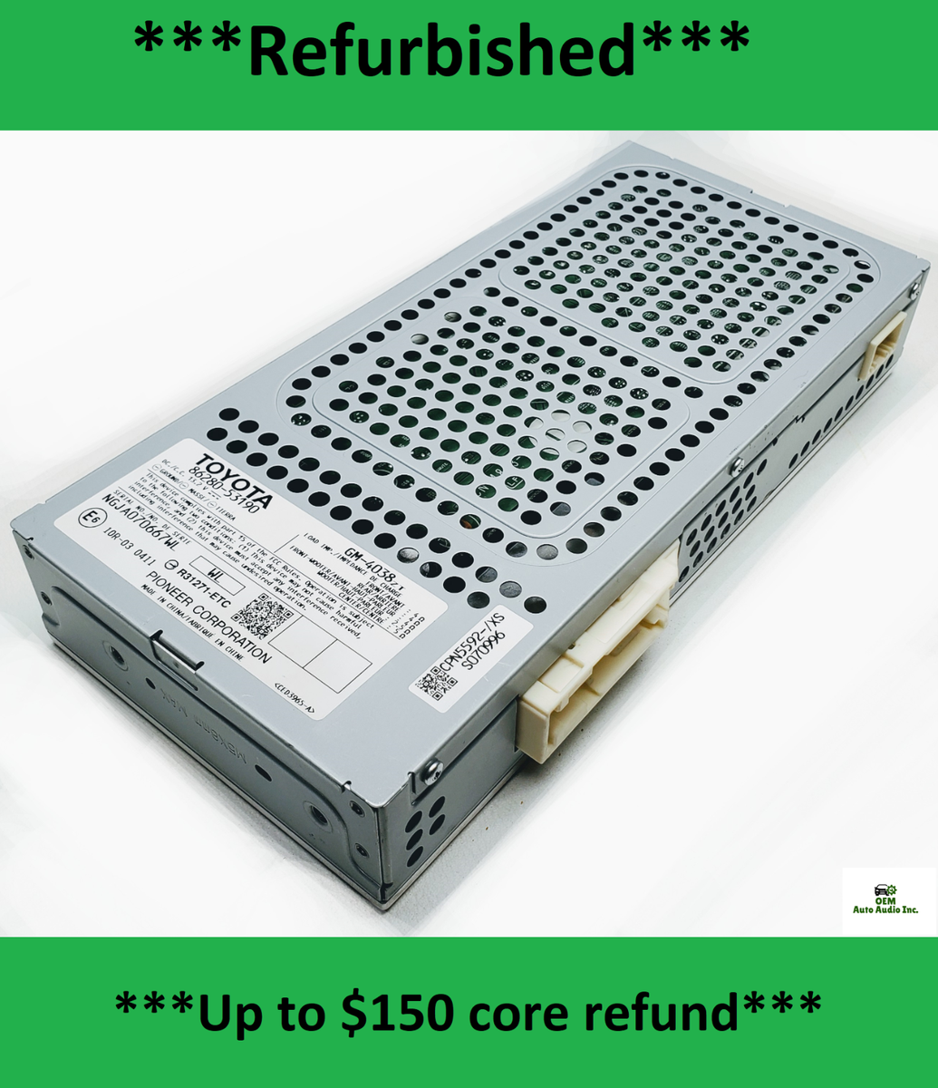 86280-53190 Lexus Pioneer Amplifier IS250 IS350 IS200t 2014-2019 w