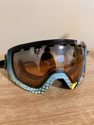 Dragon Rogue Goggles Graffiti Frame w/ Neon Ionized Lens - USED GOOD CONDITION