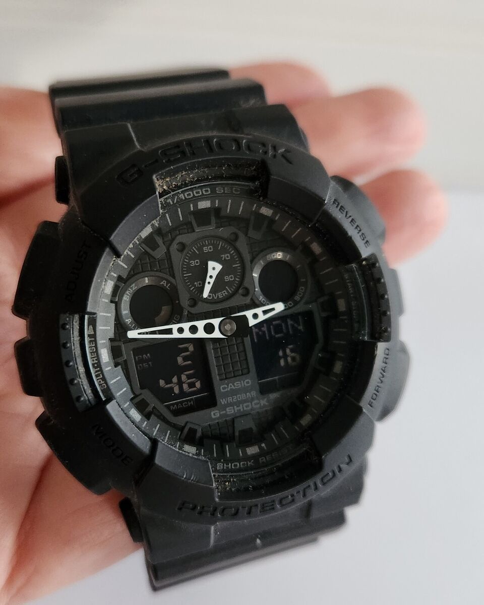 Casio G Shock 5081 GA 100 Mens Watch Black Rubber Shock Casio G Shock 5081 GA 100 Mens Watch Black Rubber Shock