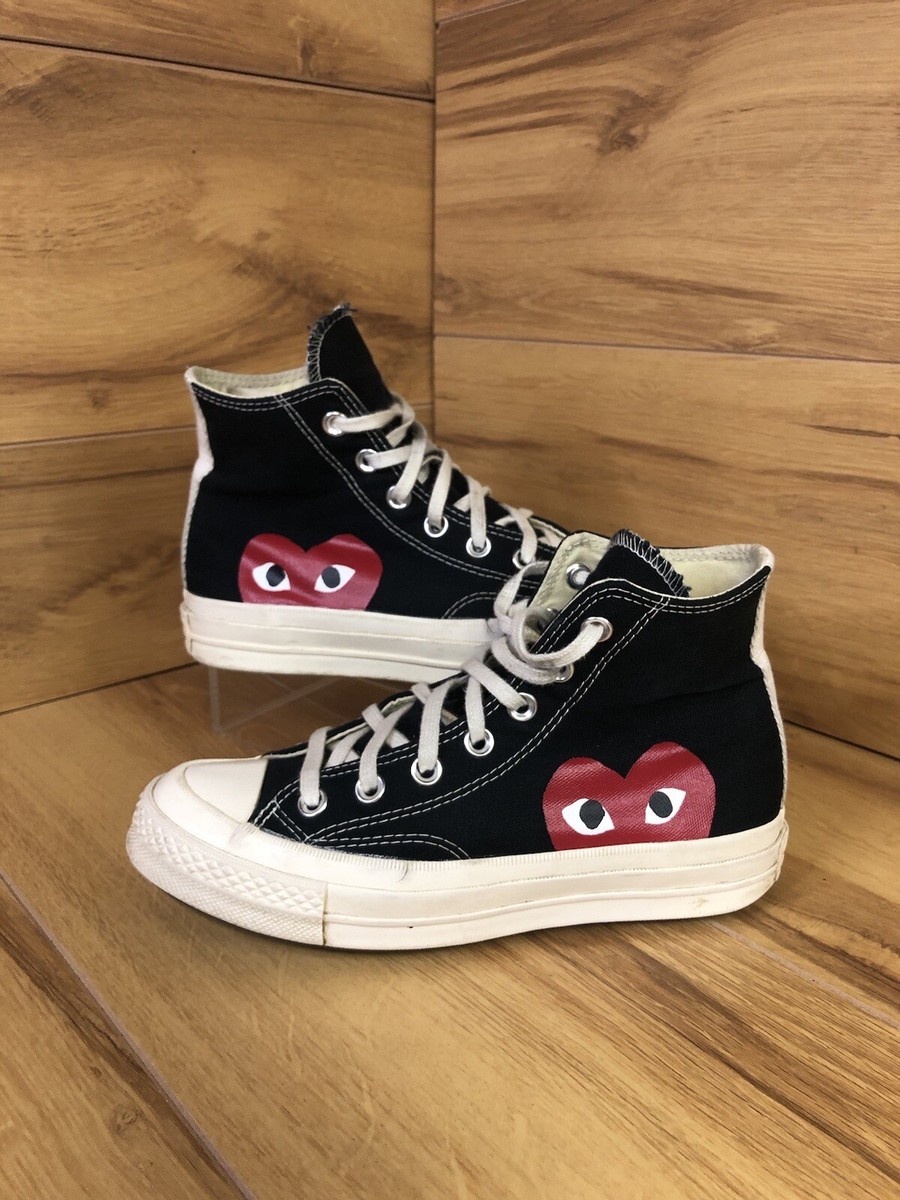 Converse Chuck Taylor All Star High x Comme des Garcons Play Size Uk No  Box