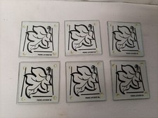Set mit 6 Untersetzern Pierre Laforest (Ref: CH2)