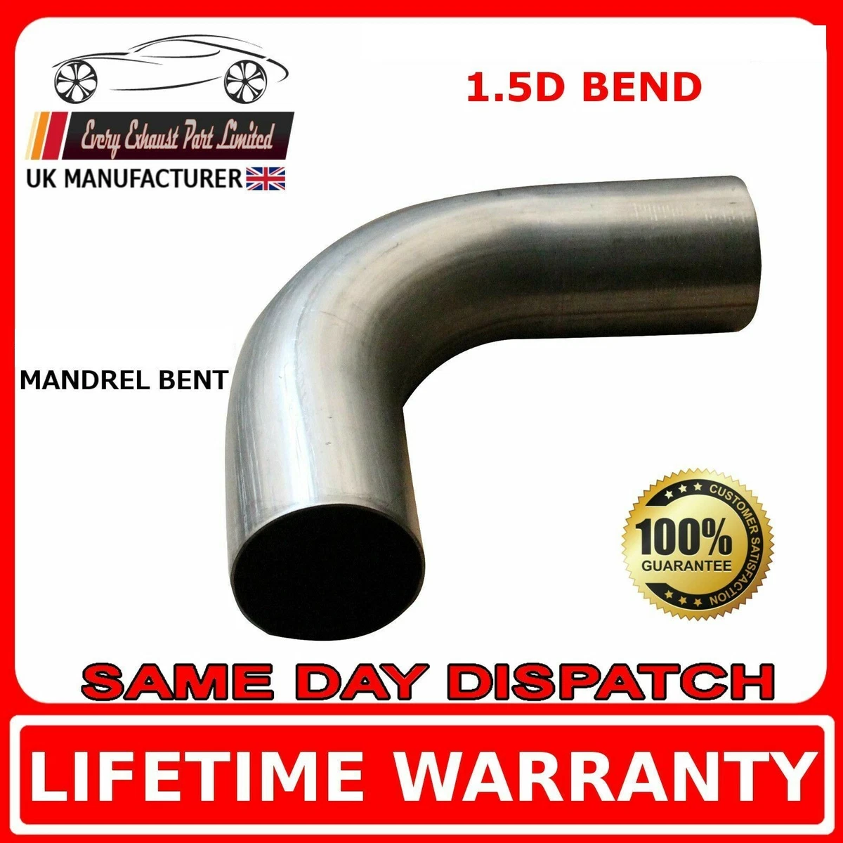 Mandrel 2024 bent exhaust