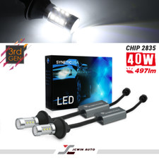 1 Pair Of 3157 With Resistor Ready White Drlturn Signal Led Light Bulbs 6000k
