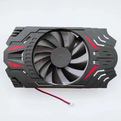 Graphics card radiator   12V 0.15A graphics card mute  2-pin with heat sink/ #T1