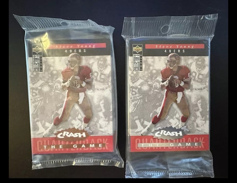 1994 Upper Deck Collectors Choice Football Crash The Game Sealed Silver Bronze