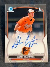 2023 Bowman Chrome 1st PROSPECT ROOKIE AUTO Adam Crampton, ITEM 2