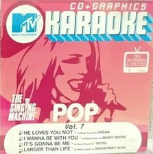 Karaoke Pop MTV Vol.7 Authentic 'Singing Machine' CD  G Near Mint