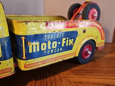 Wyandotte Moto-Fix Toolkit Towcar 1950'S Vintage Pressed