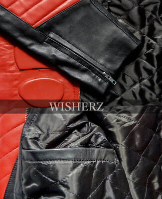 Lantern Jacket,Gardner's Red Lantern Faux & Real Sheep Leather