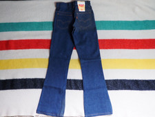 VTG 70s LEVIS 746 Bell Bottom Hippy Flare Blue 26x31 Orange Tab Scovill Jeans