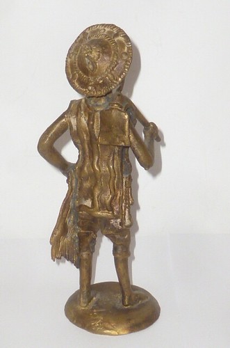 Alte afrikanische ? Bronzefigur Skulptur Afrikaner Bronze bronce Figur Kämpfer ? - Bild 6 von 11