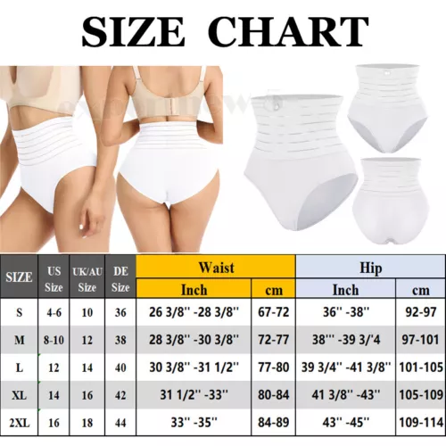 Women's Compression Shapewear Panties High Waist Thong Tummy Control Body Shaper - Picture 28 of 35