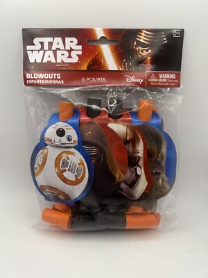 Star Wars Episode VII The Force Awakens 8pc. Party Supplies NEW SEALED