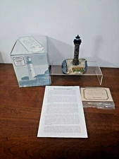 ROOSEVELT ISLAND SIGNED B. YOUNGER  HARBOUR LIGHTS W/BOX, COA -BEAUTIFUL SPECIAL