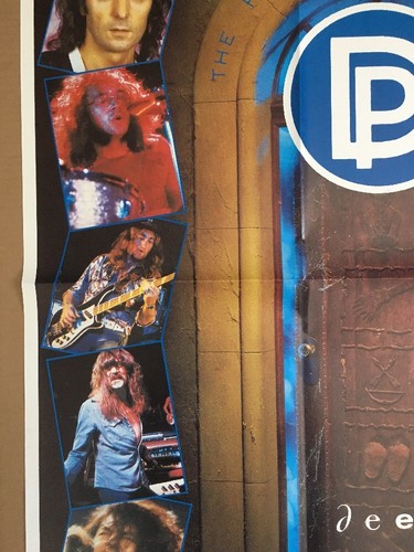 Original Vintage Poster Deep Purple The House Of Blue Light Pin-up 80er Promo - Bild 7 von 11