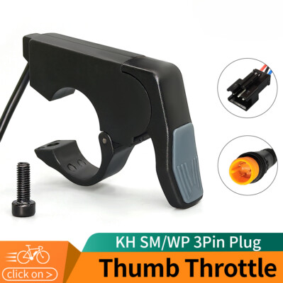 E-bike Thumb Left/Right Hand Finger Throttle for 24/36/48V E-bike Accessor