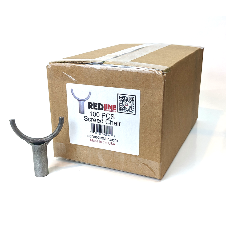 100 Pcs Metal Screed Chairs For Heavy Duty Concrete Screed Rail System