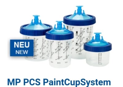 MIPA Paint Cup Becher System 200ml Lackiersystem  190µ 50Stück