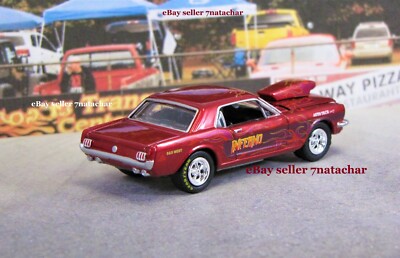 1965 1966 Ford Mustang GT Drag Racing Real Rider Wheels 1/64 Scale Limited Edit