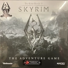 🌳SKYRIM Elder Scrolls Board Game, 10 Year Anniversary Edtn With Free Mini BNIB