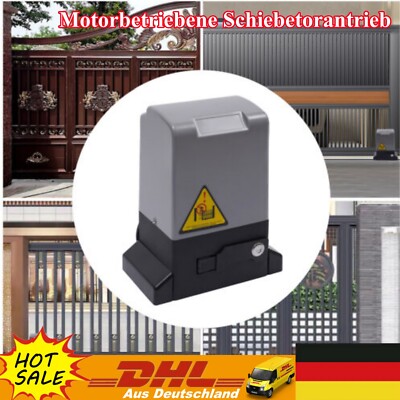Electric Automatic Sliding Gate Opener Motor 1200KG Driveway Security Kit Racks