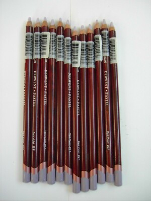 12 DERWENT PASTELLSTIFTE BLEISTIFT DERWENT PASTELLSTIFTE SCHATTIERUNG 25F DUNKELVIOLETT