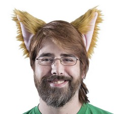 Pawstar Tan Fox Timber Wolf Kitty Anime Headband Ears Costume Furry Bu 3060 For Sale Online Ebay