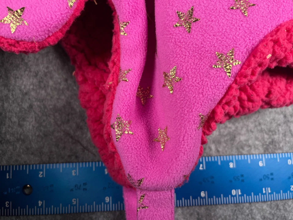 Peppa Pig Gorro Toque Juvenil Niño OS Rosa Dorado Estrellas Tejido Poliéster Orejeras Foto 2 de 4