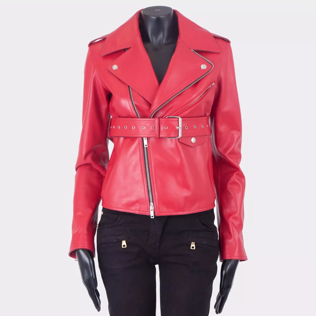 Celine leather 2024 biker jacket