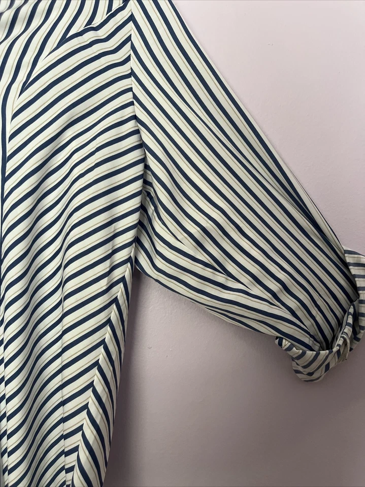 Chico’s Women’s Button Down Striped Size 3 NWT - Image 4 of 4