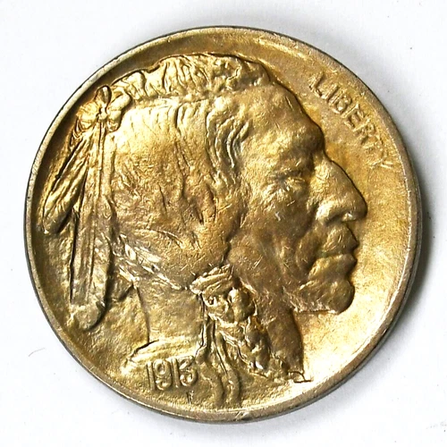 1913 Type 2 5c Buffalo Nickel Rare Five Cents US Coin Philadelphia Uncirculated