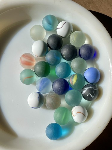 Slushy's Surfside Sea Glas Trommelbles 25 GROß Premium Konvolut ab+