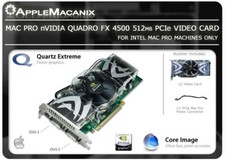 Scheda video grafica Mac Pro nVidia Quadro FX 4500 512MB 1a generazione Apple PCie