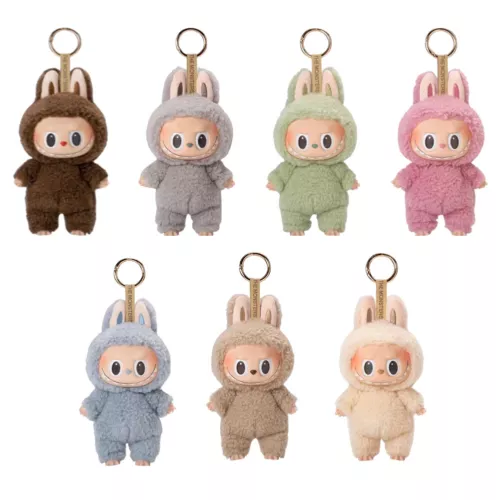 LABUBU Macaron Plush Doll Toy Blind Boxes Doll key chain Monster Toy Box Gifts - Picture 2 of 19