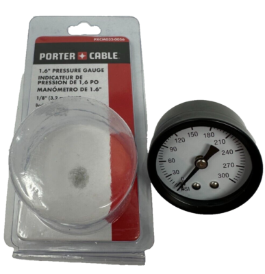 #ad NEW Air Compressor Pressure Gauge 1 8quot; NPT 0 300 PSI 1.6quot; Face Free Shipping $22.99