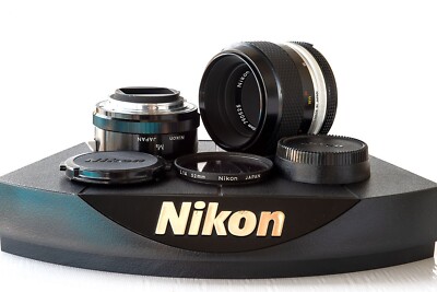 Nikon Micro-Nikkor-P C Auto 55mm f3.5 Ai Objektiv plus M2 Verlängerungsring