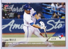 Luke Maile Blue Jays Walk Off Royals Topps AHORA Momento 93 el 17-04-2018 PR=233
