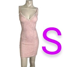 🆕Light Pink Cami Lace Trim Mini Dress~Size S