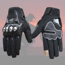 Outdoor Motorcycle Motorbike Safety Stainless Steel Gloves Touchscreen Gloves US