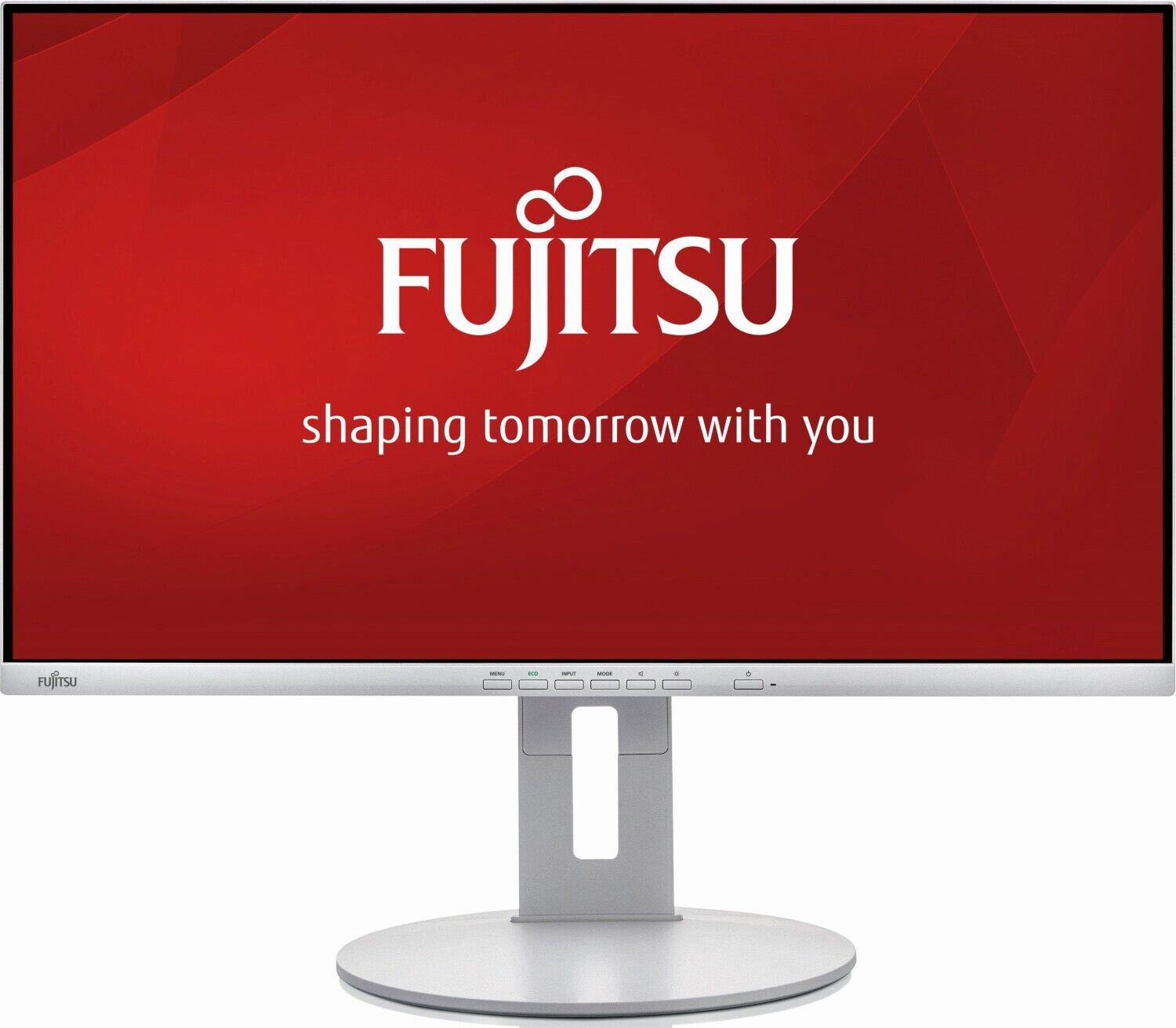Fujitsu B27-9 27 Zoll Display WQHD IPS Monitor weiß 2560x1440 HDMI DVI DP 