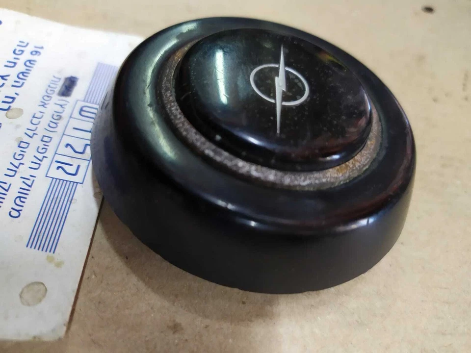 OPEL Kdett, Rekord, Manta, botón de bocina del volante, pulsador, vintage Foto 2 de 4