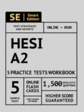 HESI A2 Practice Tests Workbook: 5 Full- 9781949147209, Smart Edition, paperback