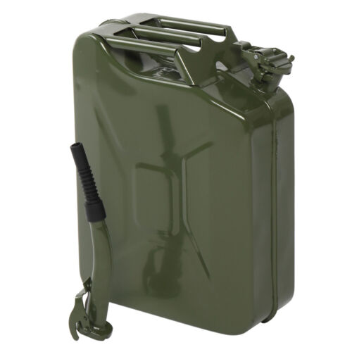 20L Portable American Fuel Oil Petrol Diesel Storage Can Army Green High Quality - Picture 6 of 24
