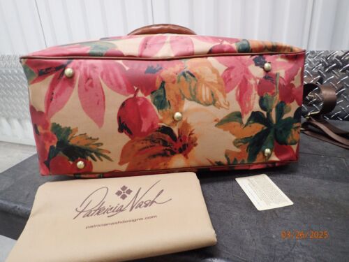 Patricia Nash GONNESA Overnight Bag Spring Multicolor Luggage nwt - Picture 11 of 22