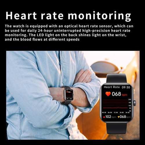 Smart Watch For Men/Women, Waterproof Bluetooth Smartwatch for iPhone Samsung - Picture 7 of 16