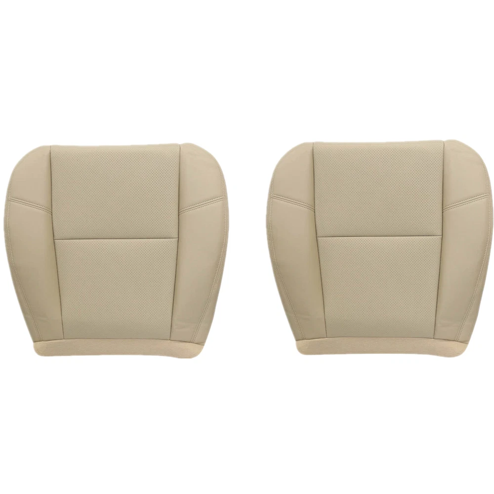 2009-2014 For Cadillac Escalade EXT Front Bottom Top AC Leather Seat Cover Tan