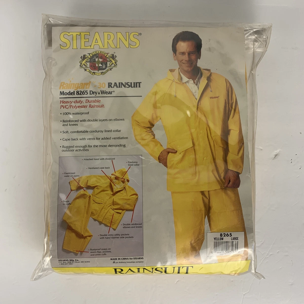 Commercial rain shop suit