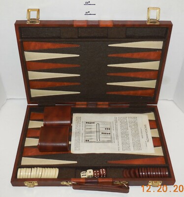 Backgammon Game with Case 15'' x 10''