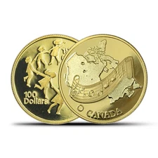 1/2 oz Canadian Gold Commemorative (Random Year, Varied Condition)